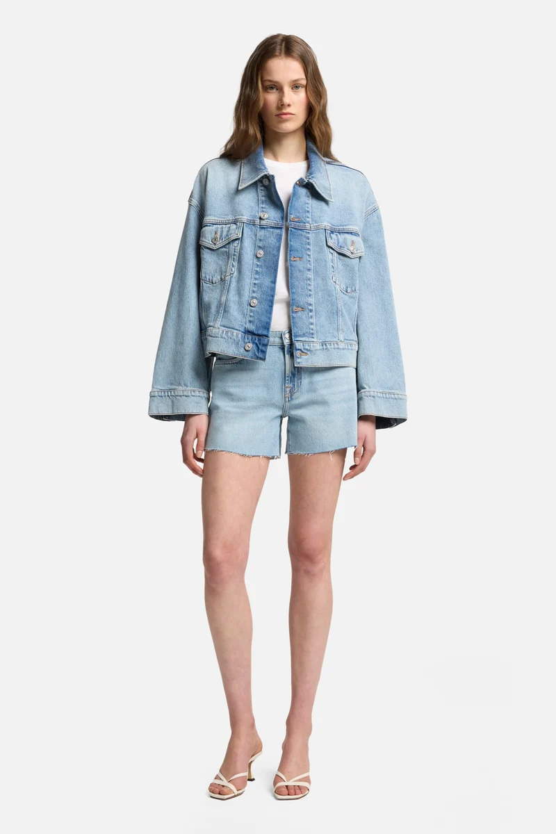 MANKIND Oli Cropped Trucker Jacket in Ode To