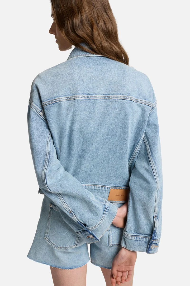 MANKIND Oli Cropped Trucker Jacket in Ode To