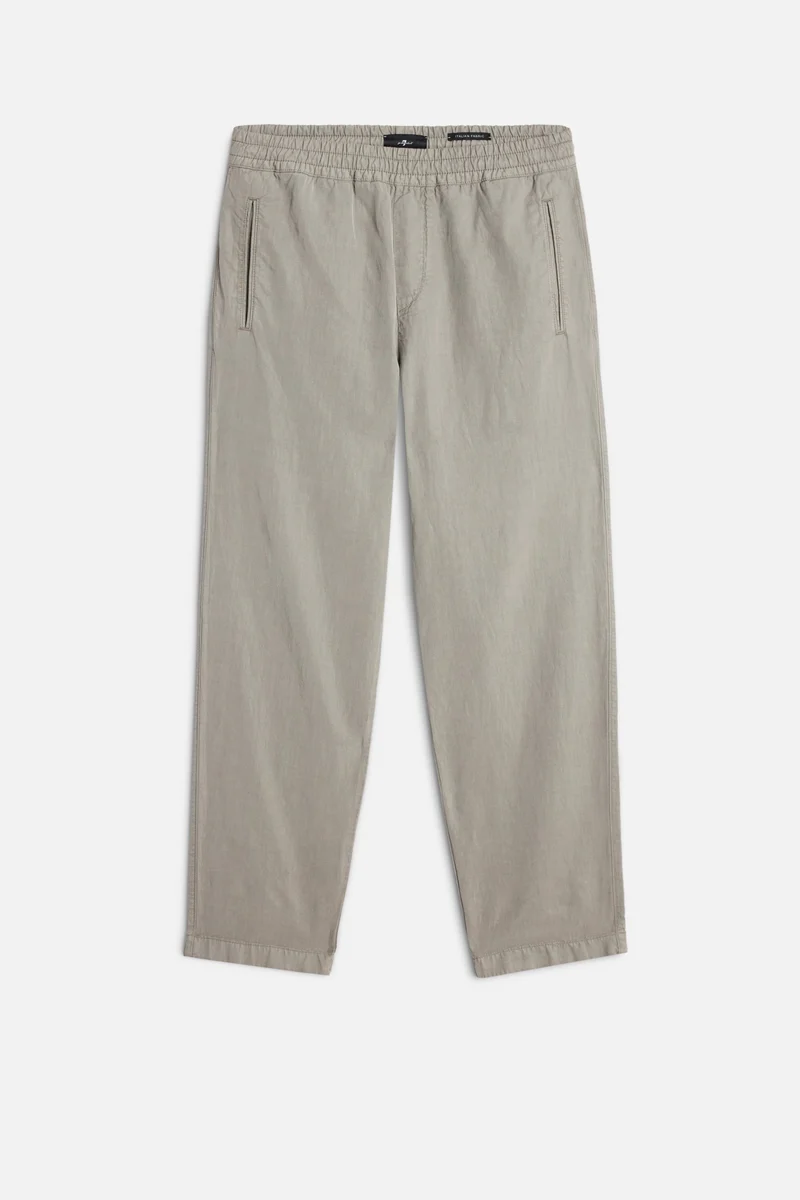 Linen Blend Jogger Pant in Sage