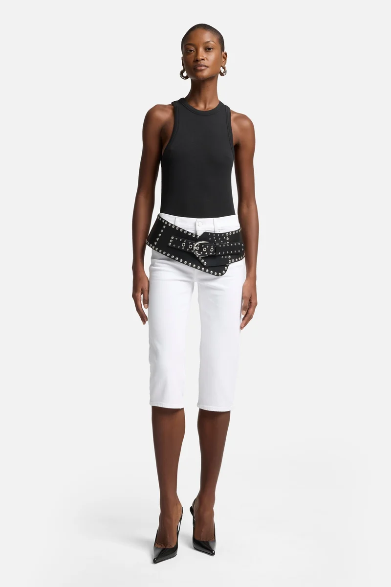 Slim Illusion Capri in Salt