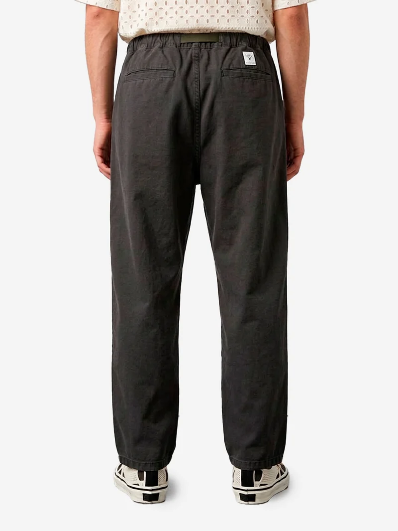 Pantaloni 'Logger Belted' in nero