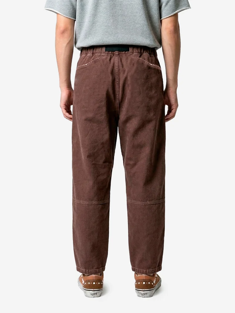 Pantaloni 'Climbing' marroni con cintura in vita