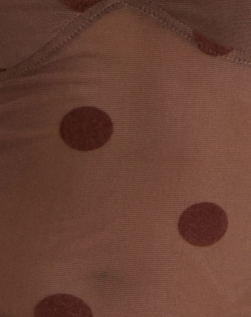 Top in „Big Polka Brown“ ansehen