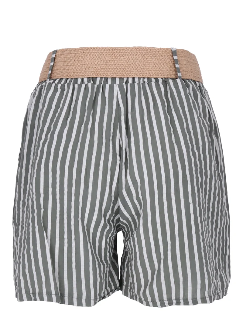 Splash of Color Shorts Damen gestreift