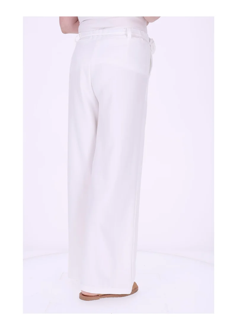 Schlupf-Hose Damen Blumengürtel