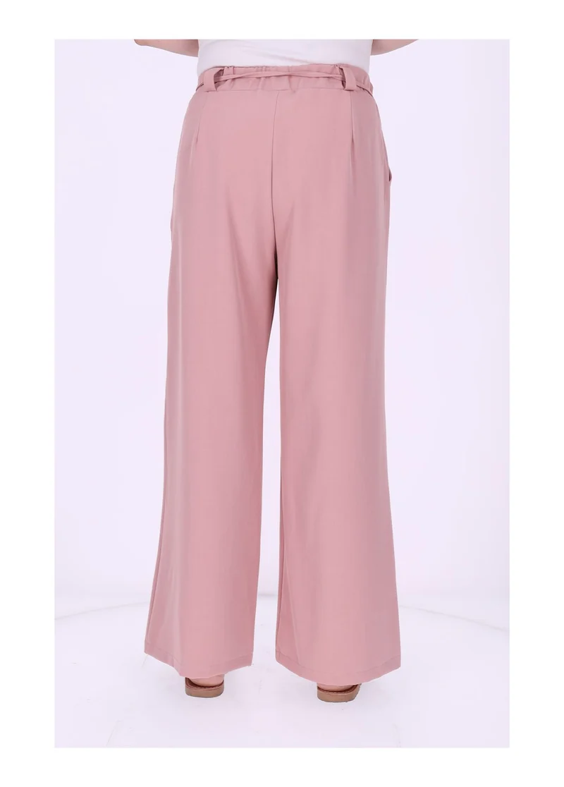 Schlupf-Hose Damen Blumengürtel
