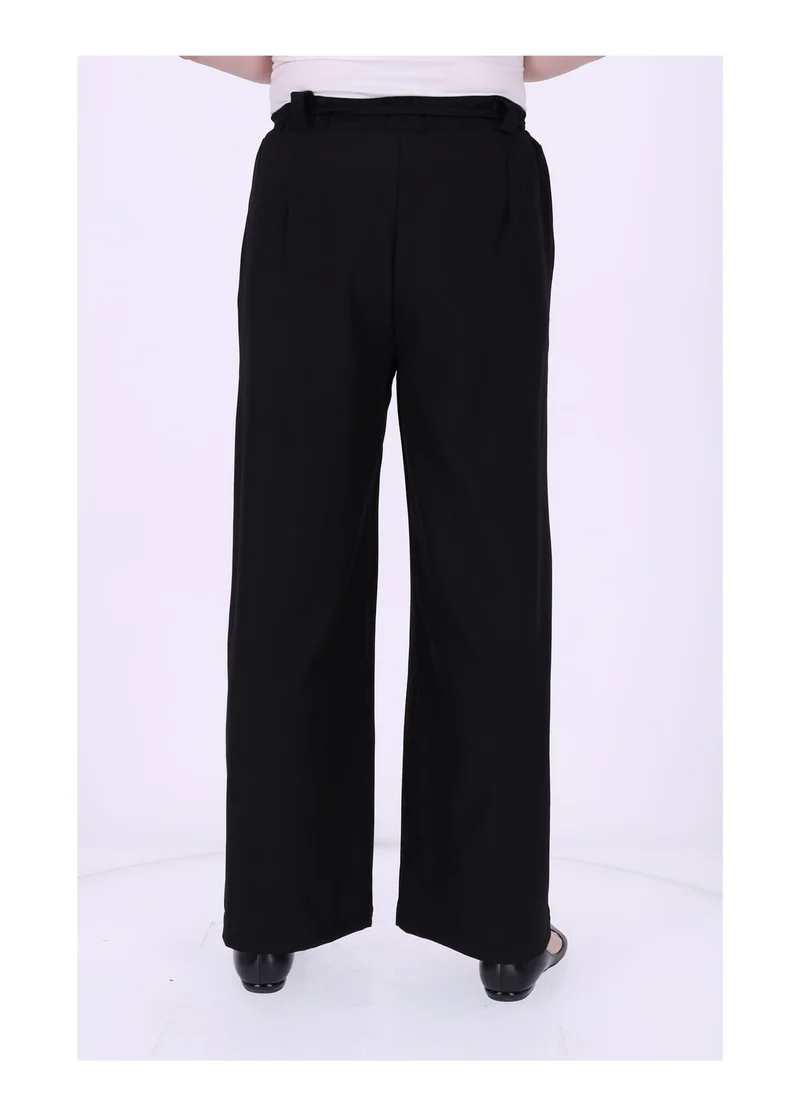 Schlupf-Hose Damen Blumengürtel
