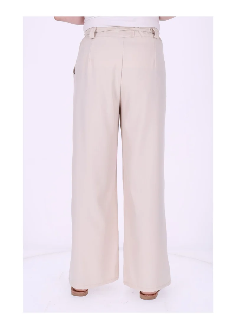 Schlupf-Hose Damen Blumengürtel