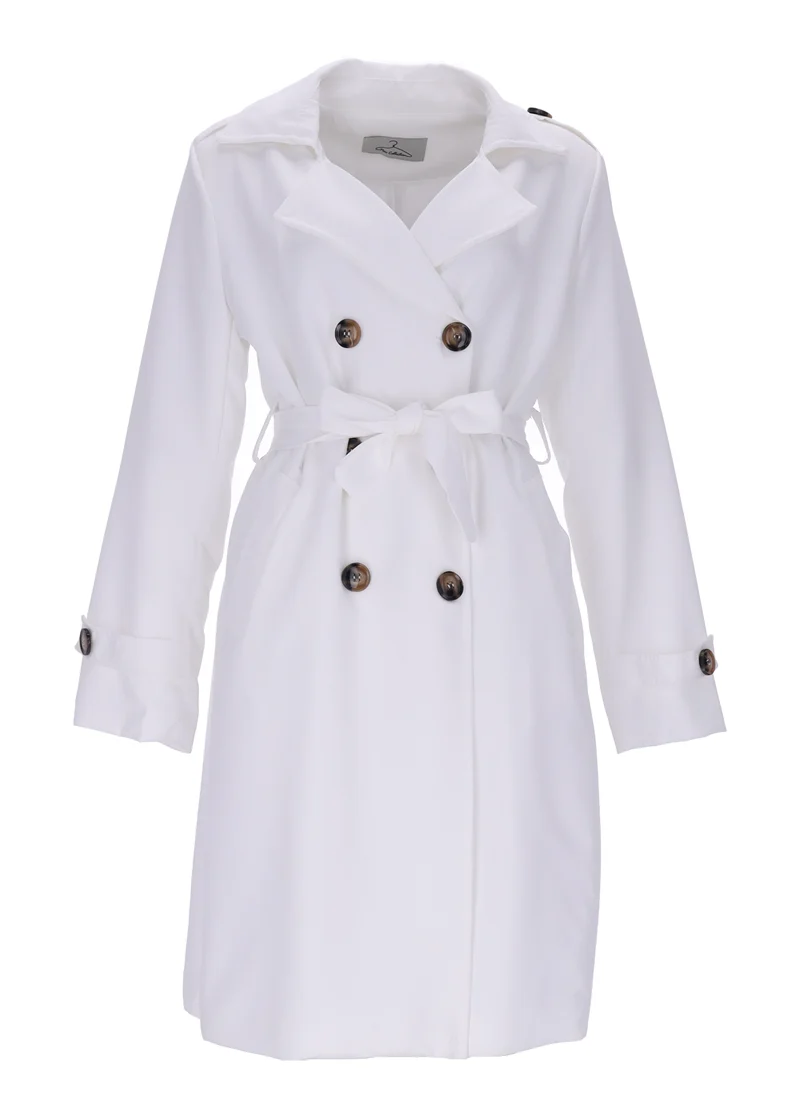 Trenchcoat Splash of Color Damen
