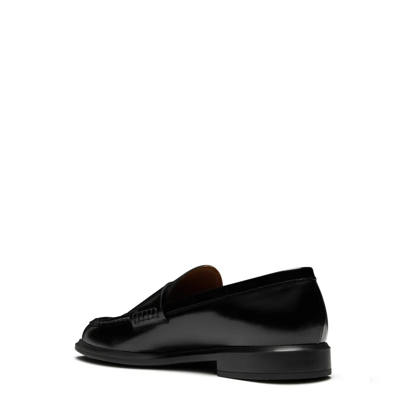 Isabel Bernard Vendôme Blandine Schwarz spazzolato Leder Loafers IB51015-601-37