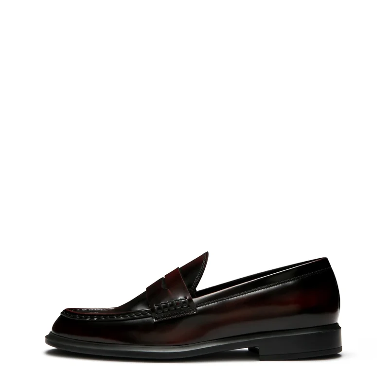 Isabel Bernard Vendôme Blandine Bordeaux Spazzolato Leder Loafers IB51015-652-39