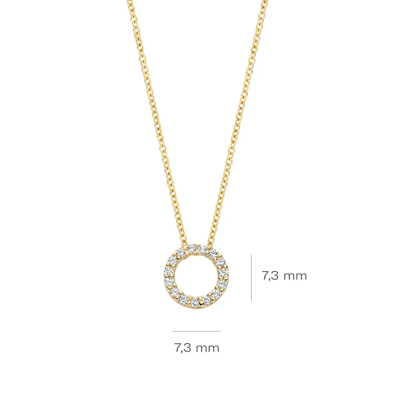 Blush 14 Karat Golden Necklace 3065YZI