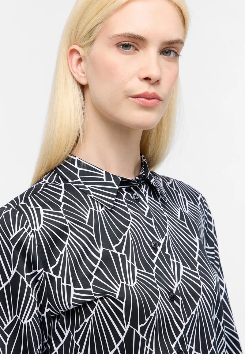 Bluse Satingewebe Langarm