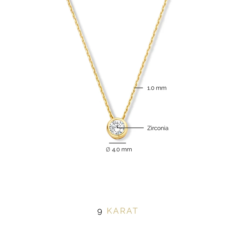 Beloro Jewels Monte Napoleone damen Kette Gold BO340010