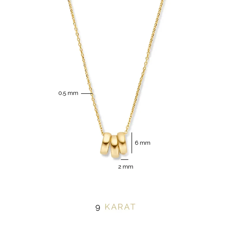 Beloro Jewels Della Spiga damen Kette 375 Gold BO340023