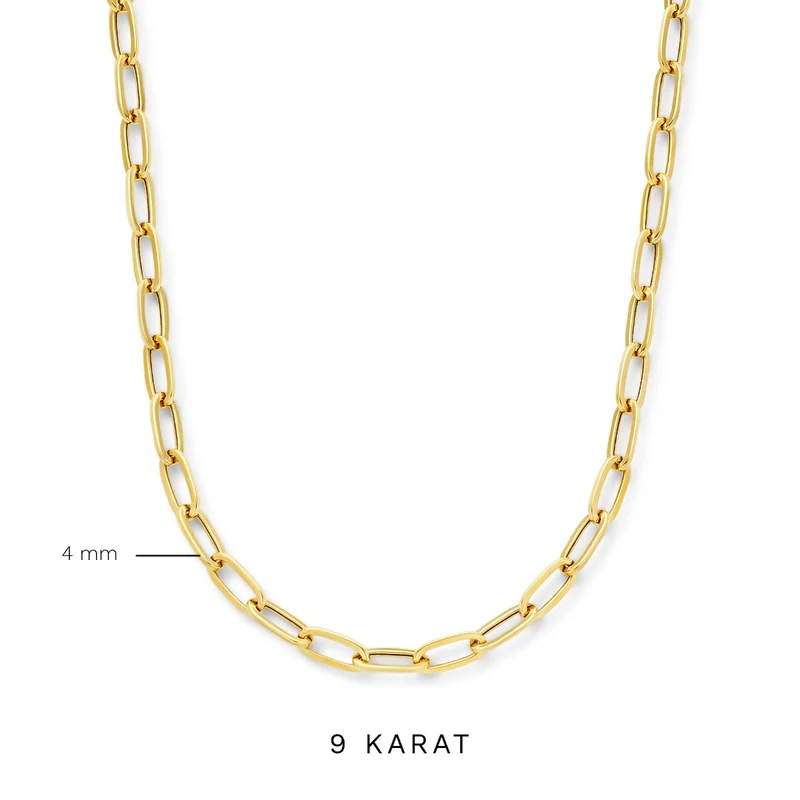 Beloro Jewels Della Spiga Elisa 9 Karat Gold Necklace BO340040
