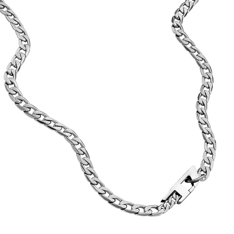Diesel Steel Silberfarbene Kette DX1497040