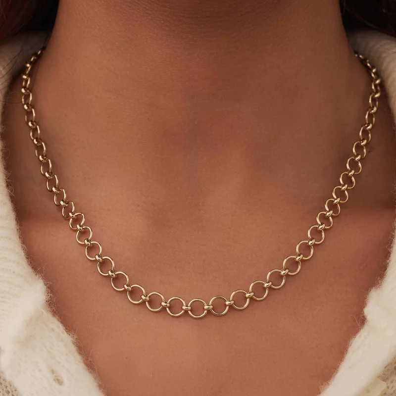 Isabel Bernard Belleville Axelle 14 Karat | Gold Kette Halskette IB340163