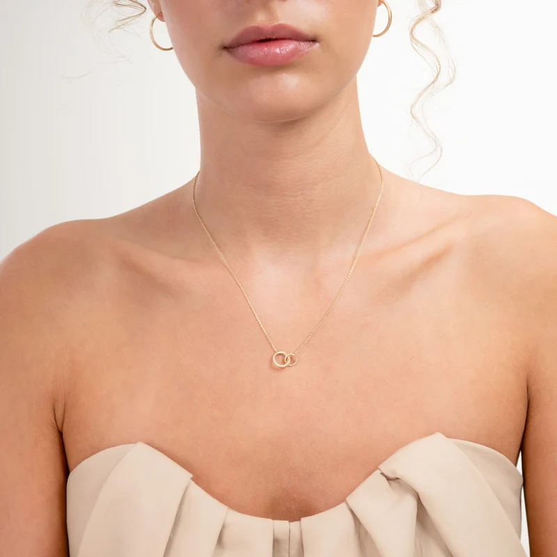 Isabel Bernard Le Marais Enlace 14 Karat Gold Halskette IB340177