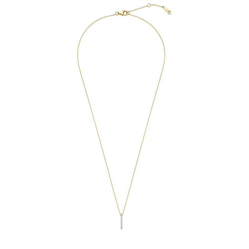 Isabel Bernard De la Paix Flavie 14 Karat gold necklace with diamond 0.06 carat IBD350032