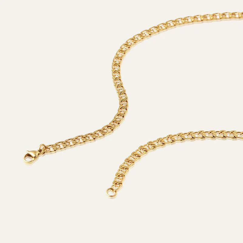 Mockberg Gold Plated Infinity Necklace MB0179