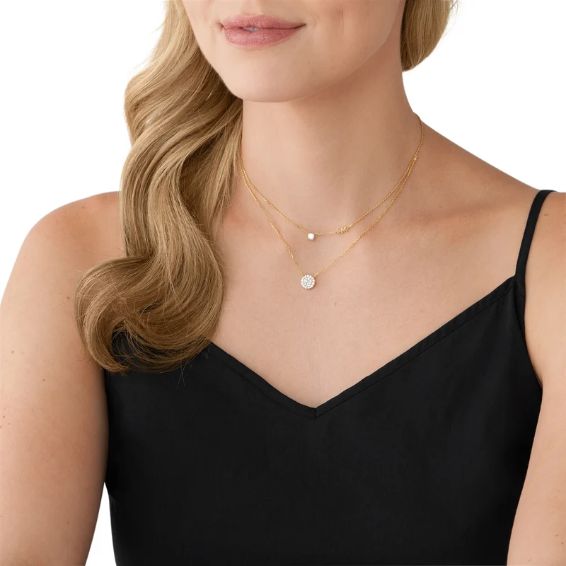 Michael Kors Premium 925 Sterling Silber Goldfarbene Kette MKC1591AN710