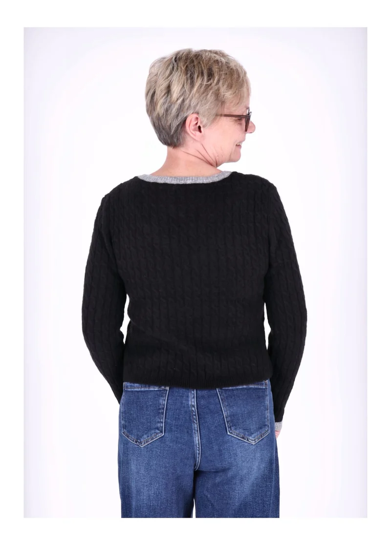 Splash of Color Strickpullover Damen