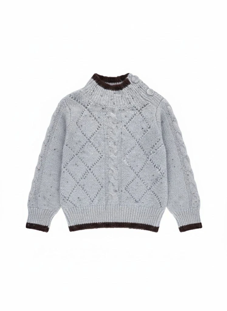 Splash of Color Strickpullover Damen