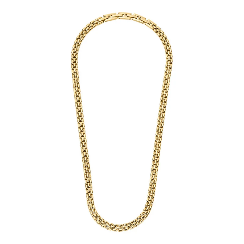 Fossil Arden Gold Coloured Stainless Steel Necklace JF04900710