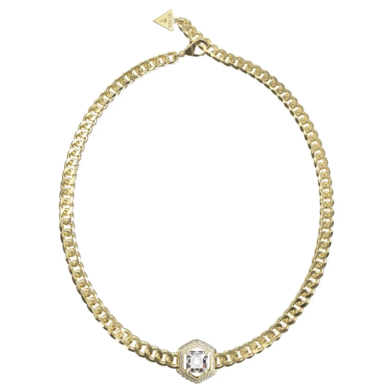 Guess Lioness Queen Gold-coloured Necklace JUBN06185JWYGT-U