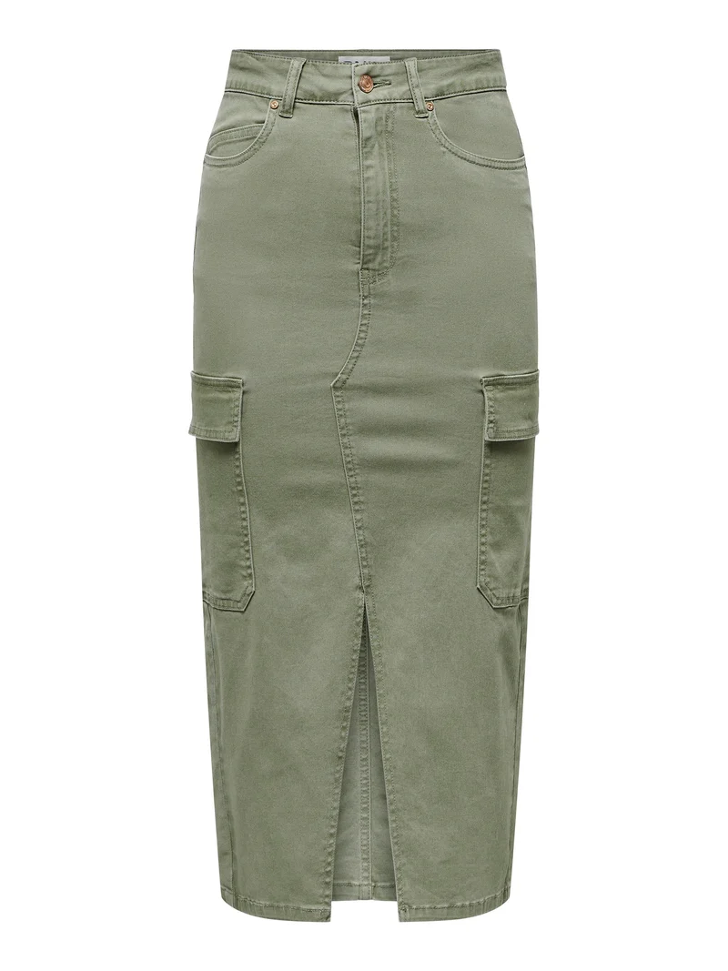 ONLY Cargo Midi-Rock Baumwolle
