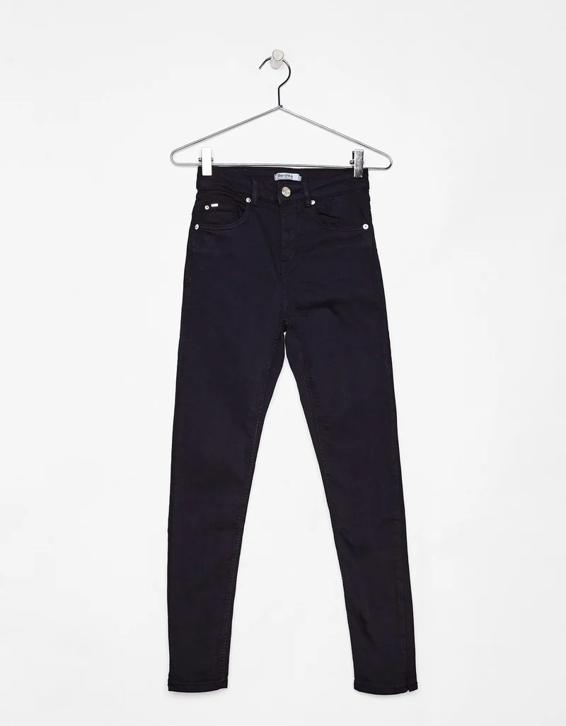 Super skinny mid-rise trousers