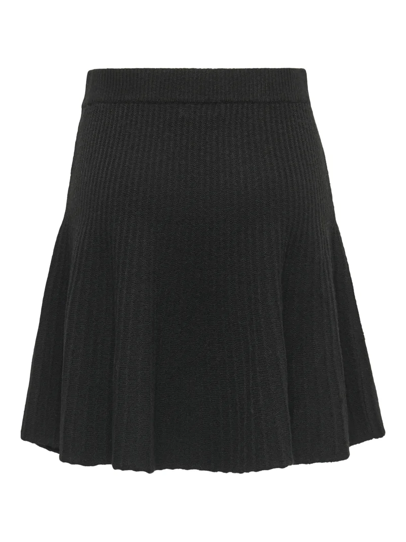 JDYELNE H/W SKIRT KNT, Black