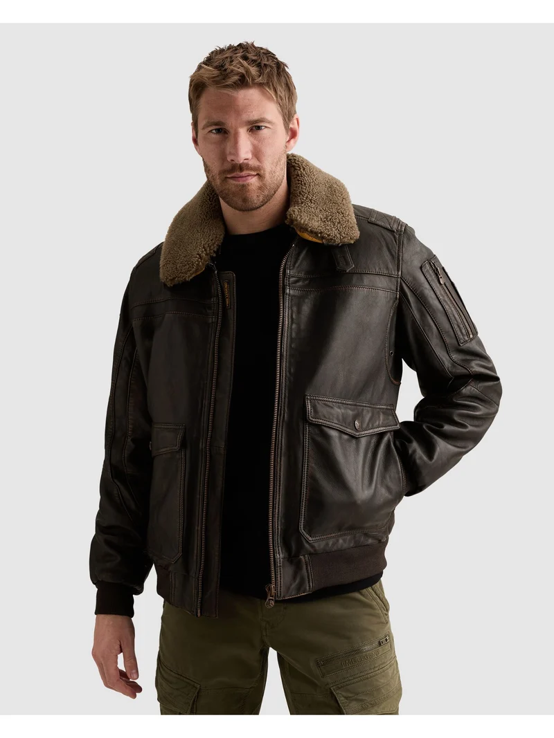 SHORT JACKET SNOWPROP rubbed & sha, Chocolate Torte
