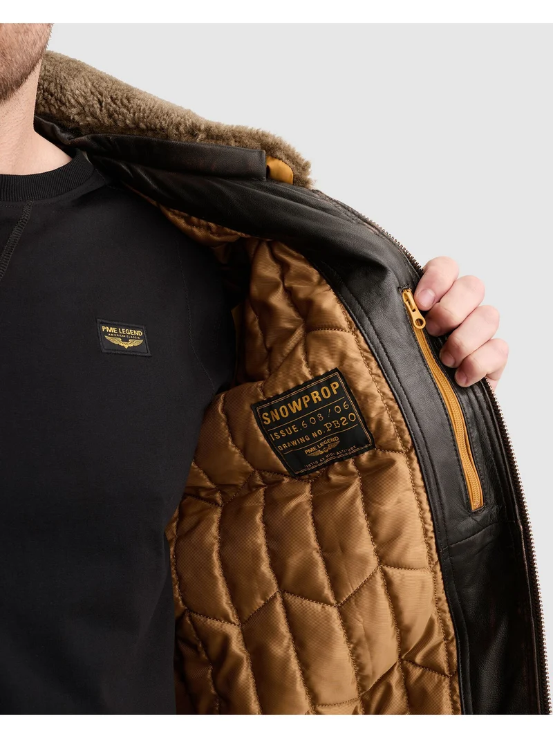 SHORT JACKET SNOWPROP rubbed & sha, Chocolate Torte