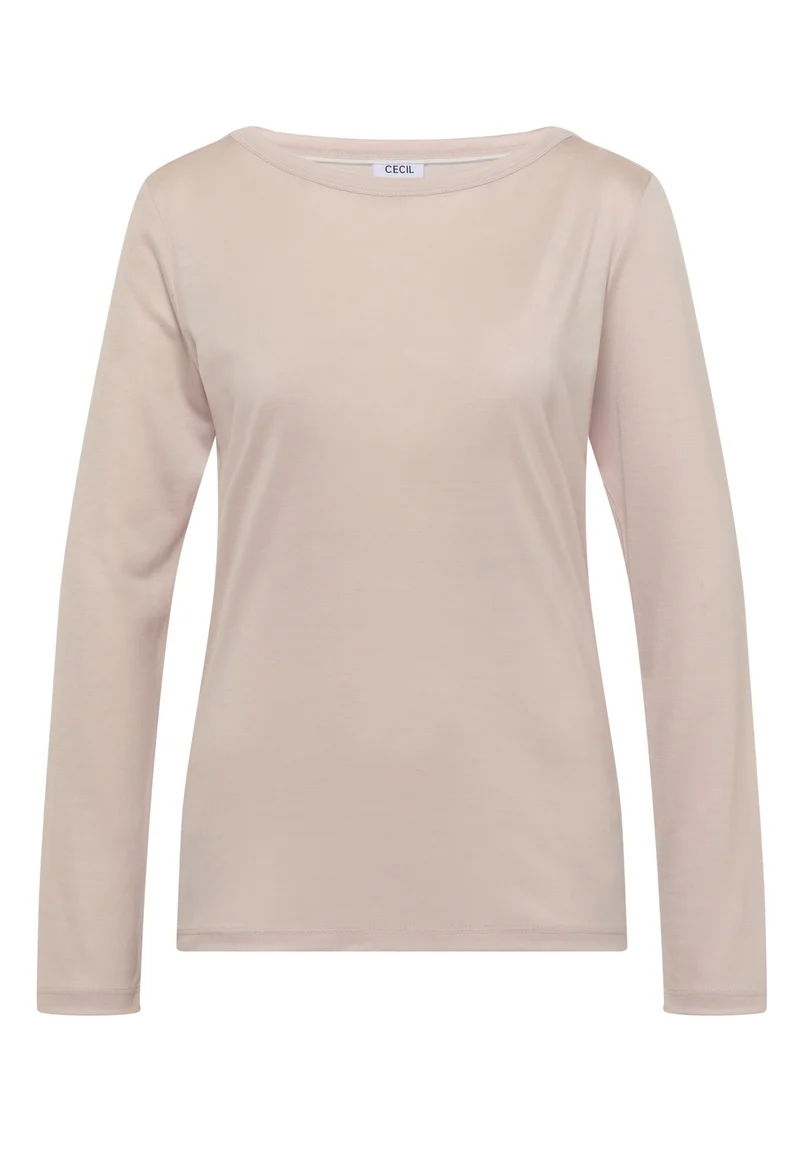 NOS Solid Layering Shirt, cashmere beige
