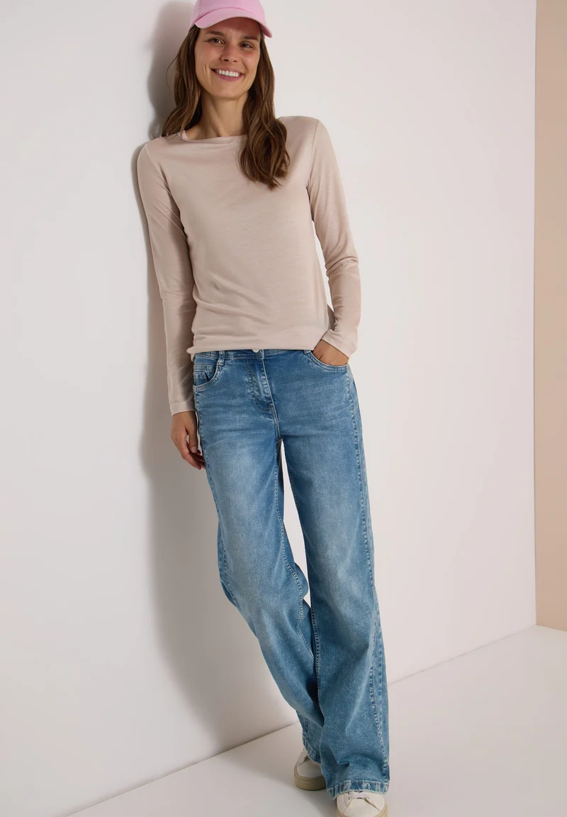 NOS Solid Layering Shirt, cashmere beige