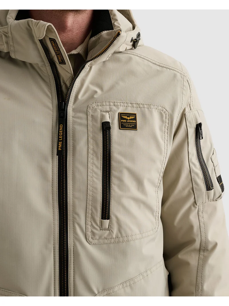 Semi long jacket CONESTOGA Dasrip, Abbey Stone