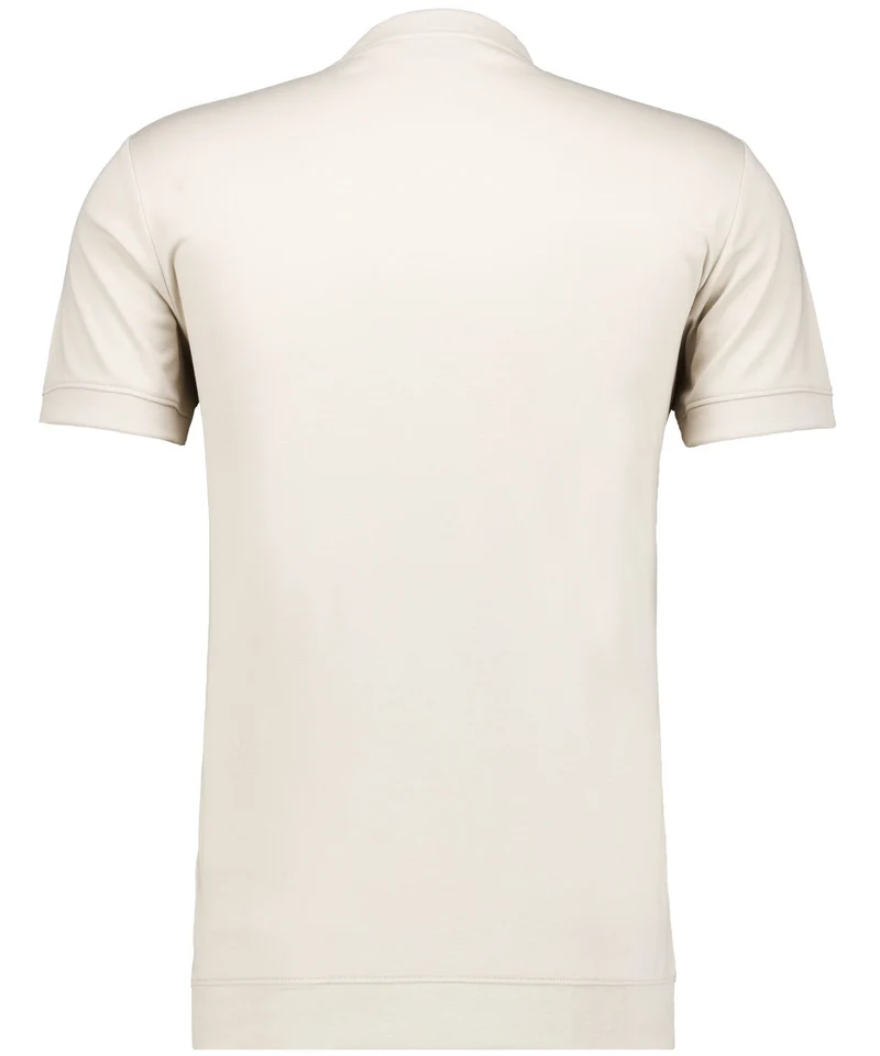 T-Shirt round neck waist rib, HELL BEIGE