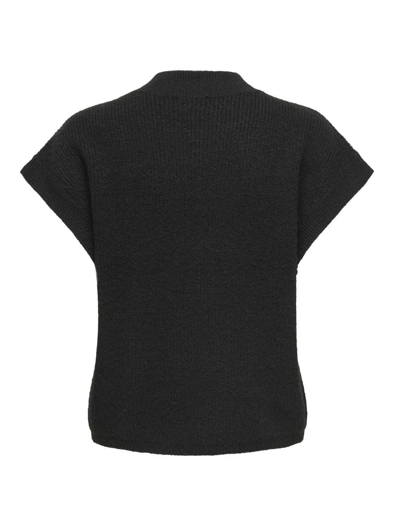 JDYELNE S/S O-NECK PULLOVER KNT, Black