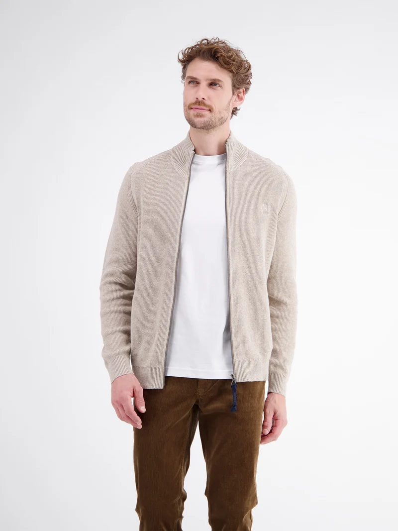 STRICKJACKE, GRAVEL BEIGE ME
