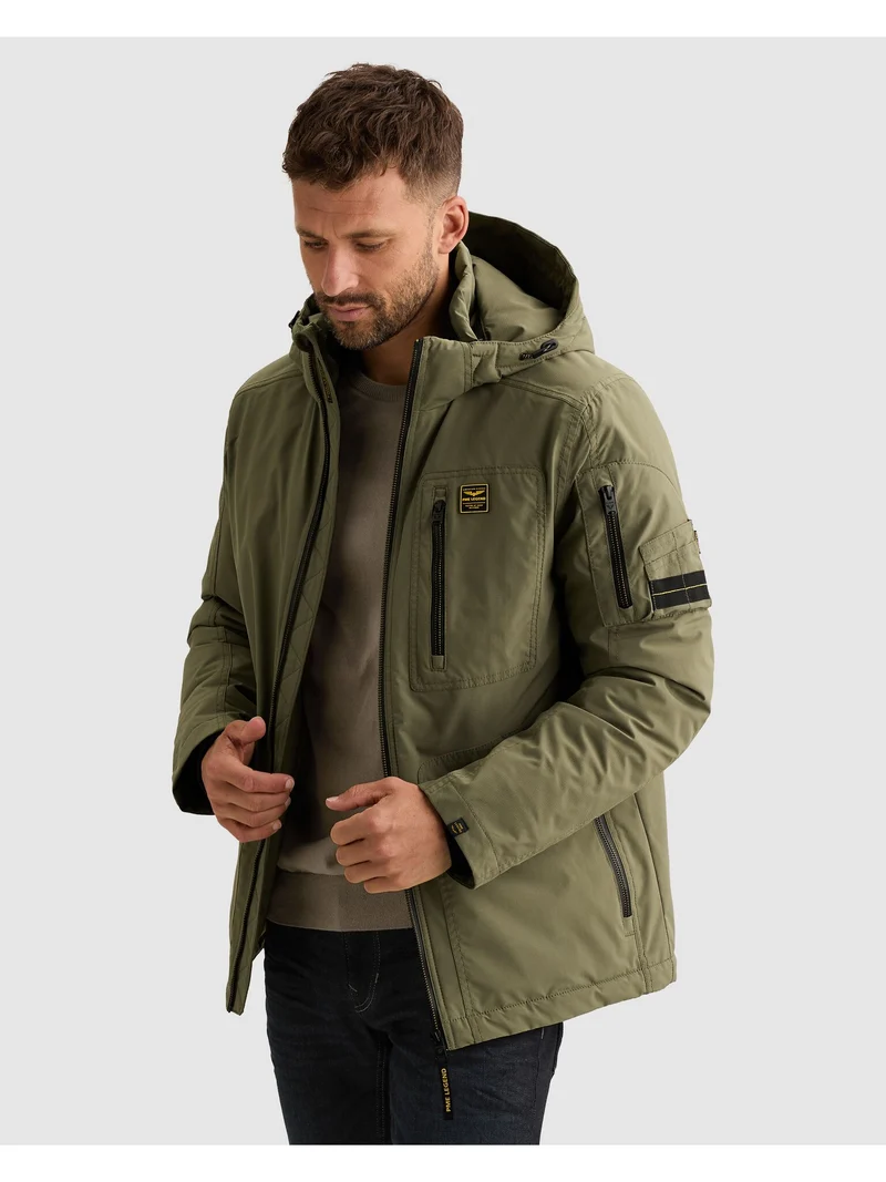 Semi long jacket CONESTOGA Dasrip, Dusty Olive