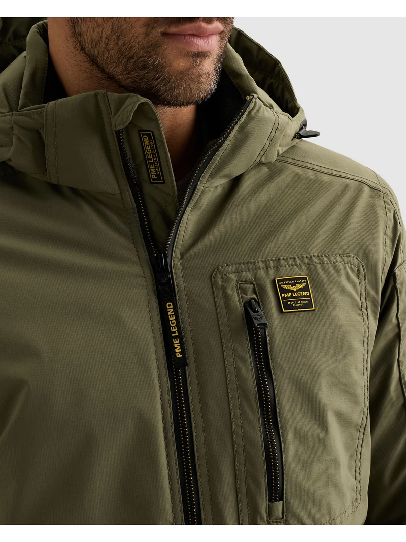 Semi long jacket CONESTOGA Dasrip, Dusty Olive