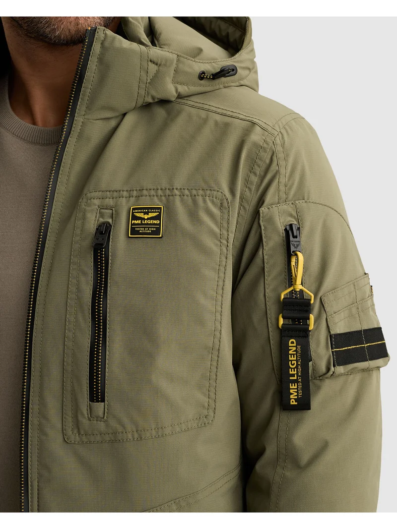 Semi long jacket CONESTOGA Dasrip, Dusty Olive
