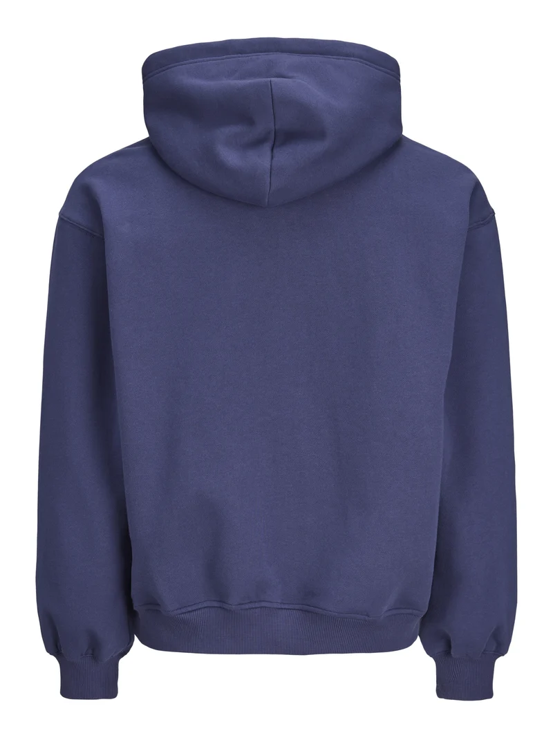JORNORREBRO FRONT SWEAT ZIP HOOD, Crown Blue
