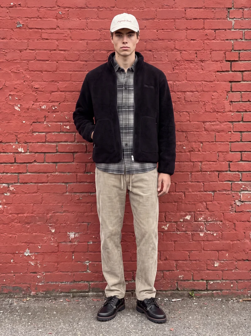 JPSTKANE HEATH CORDUROY JOGGER SN, Brindle