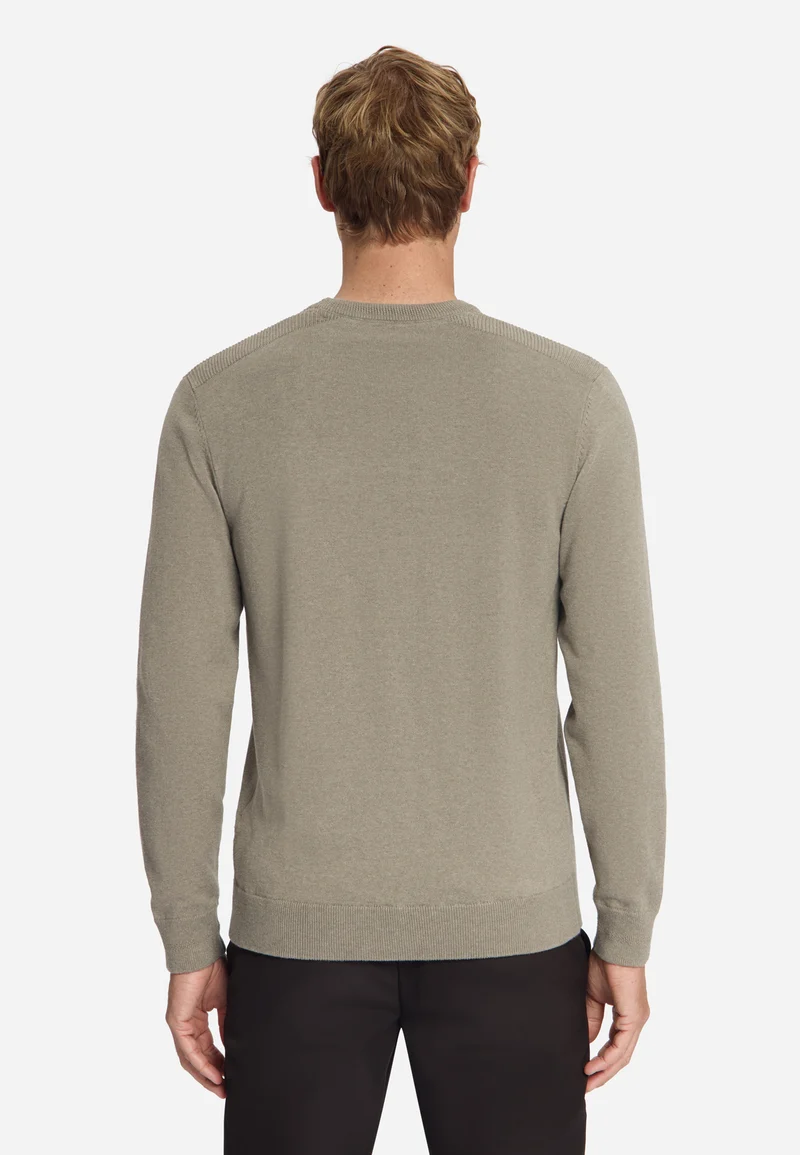 Pullover Crewneck Melange, Clay