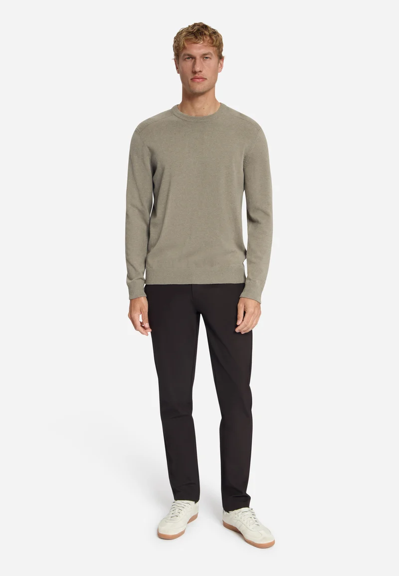 Pullover Crewneck Melange, Clay