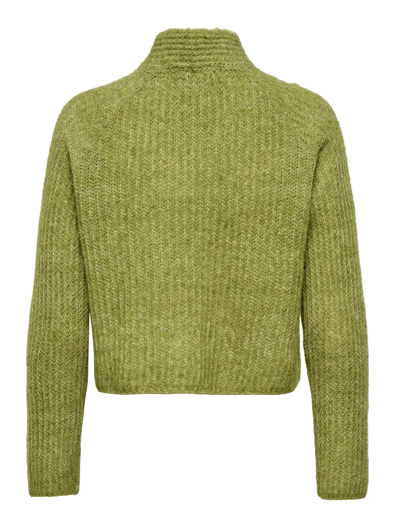 ONLKAPPA LS BOW HIGHNECK KNT, Cardamom Seed/Melange