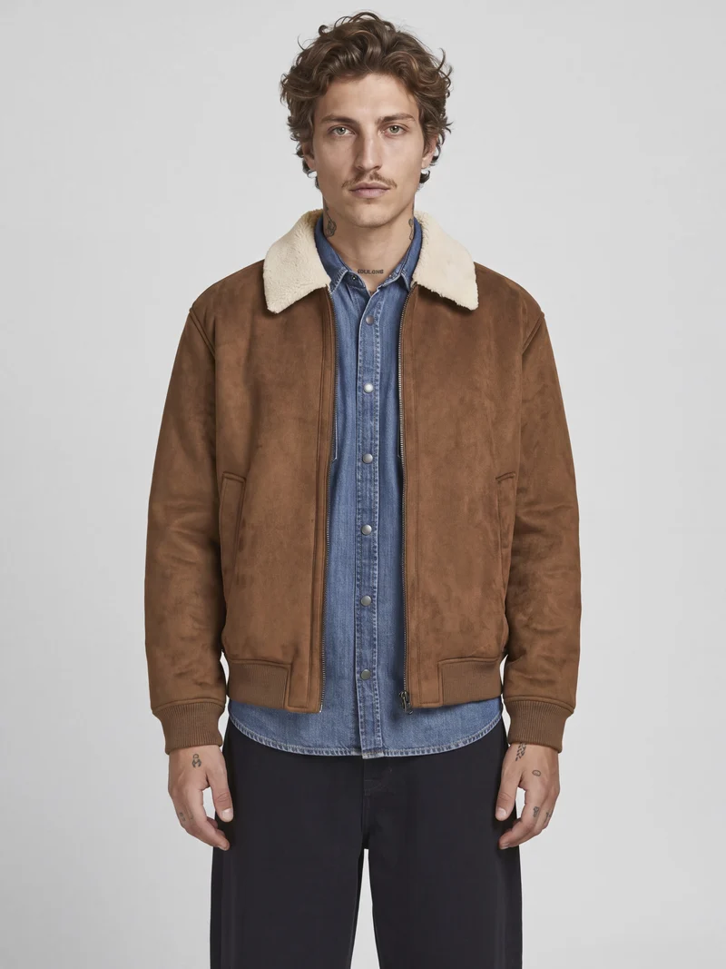 JPRBLULUKE BOMBER JACKET SN, Hot Fudge
